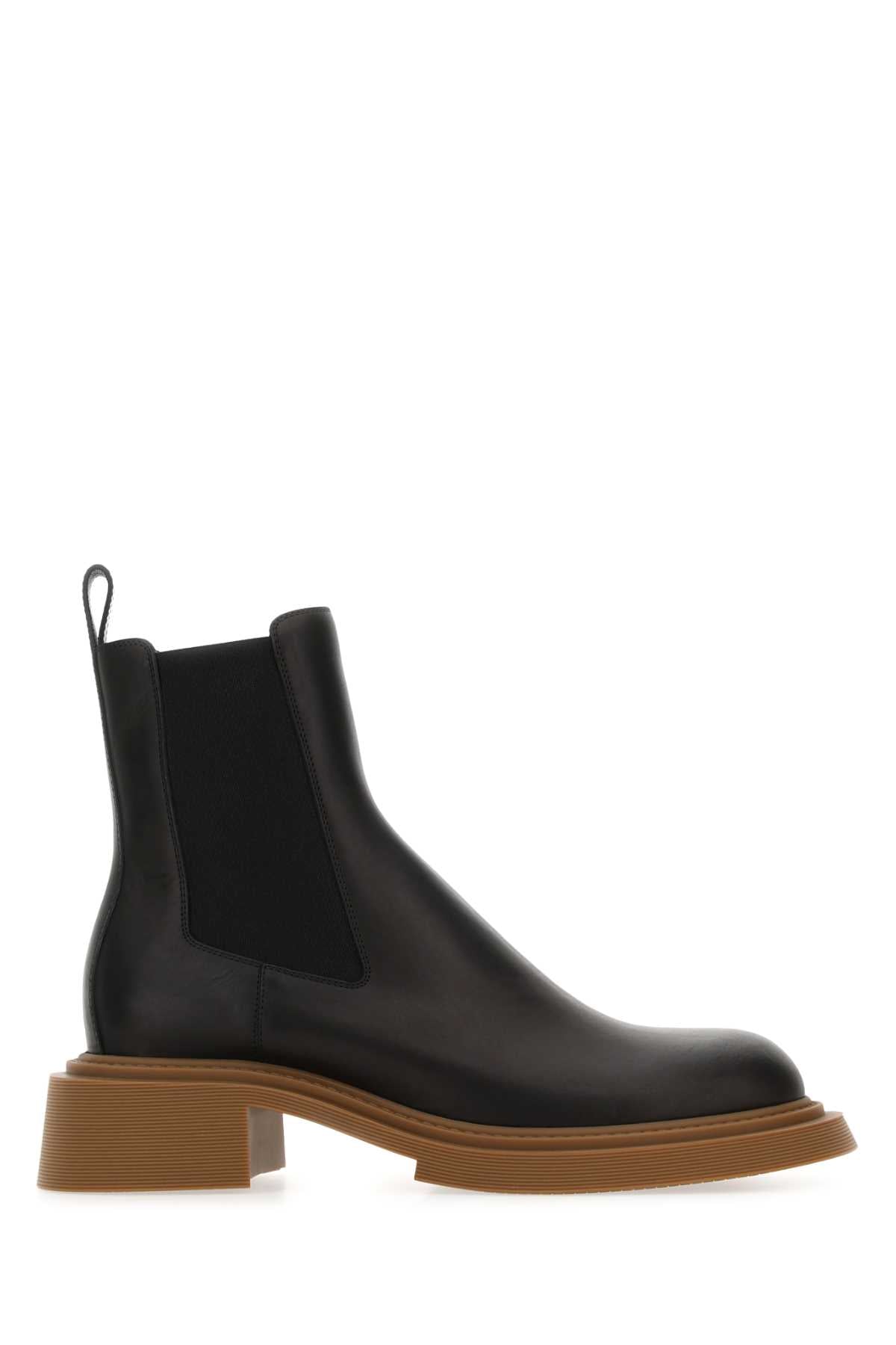 LOEWE Men's Leather Chelsea Ankle Boots