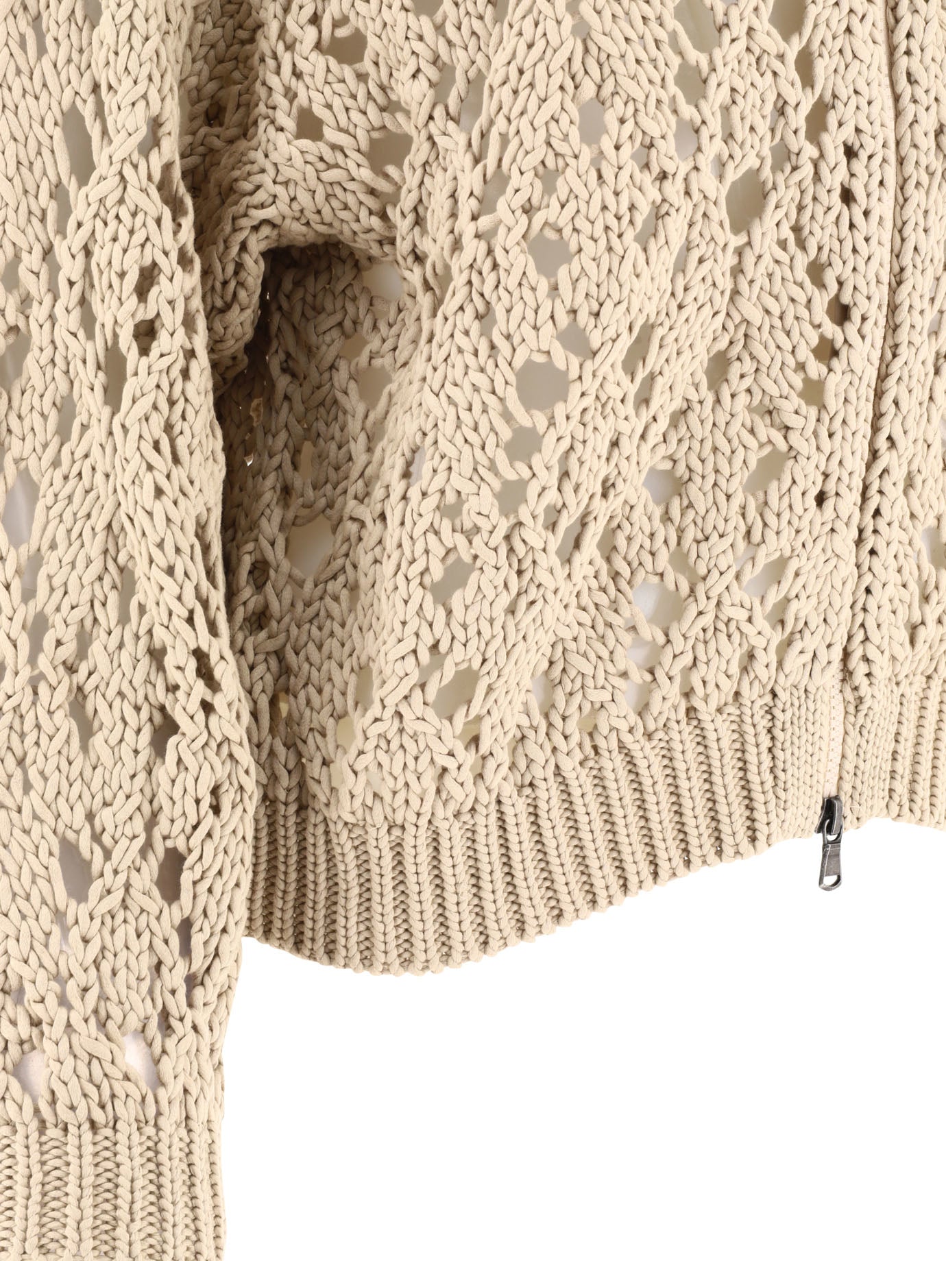 BRUNELLO CUCINELLI Lace Stitch Cardigan for Women