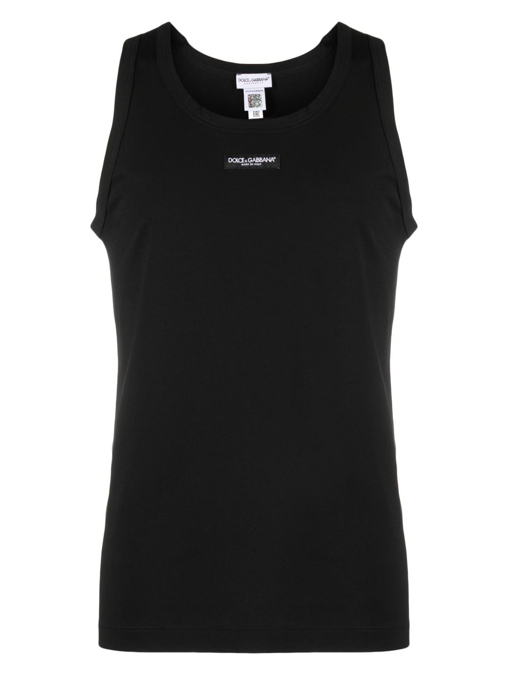 DOLCE & GABBANA Premium Stretch Cotton Tank Top for Men