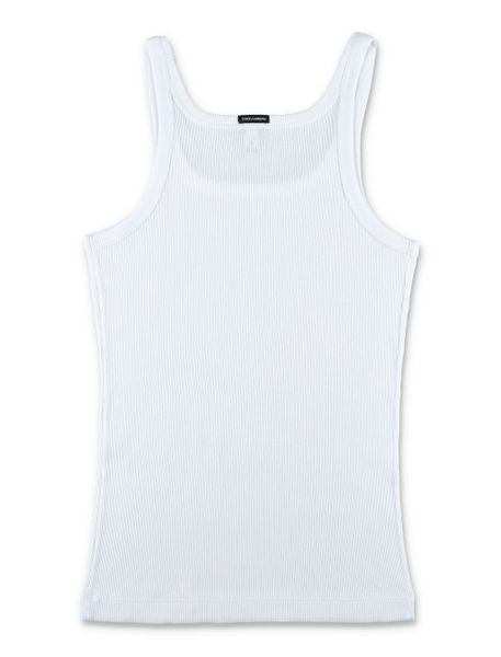 DOLCE & GABBANA Soft Raffia Tank Top