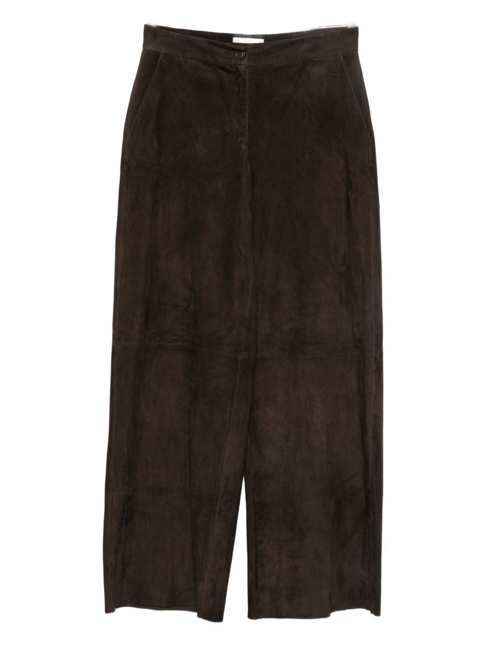 VIA MASINI 80 Wide-Leg Leather Trousers for Women