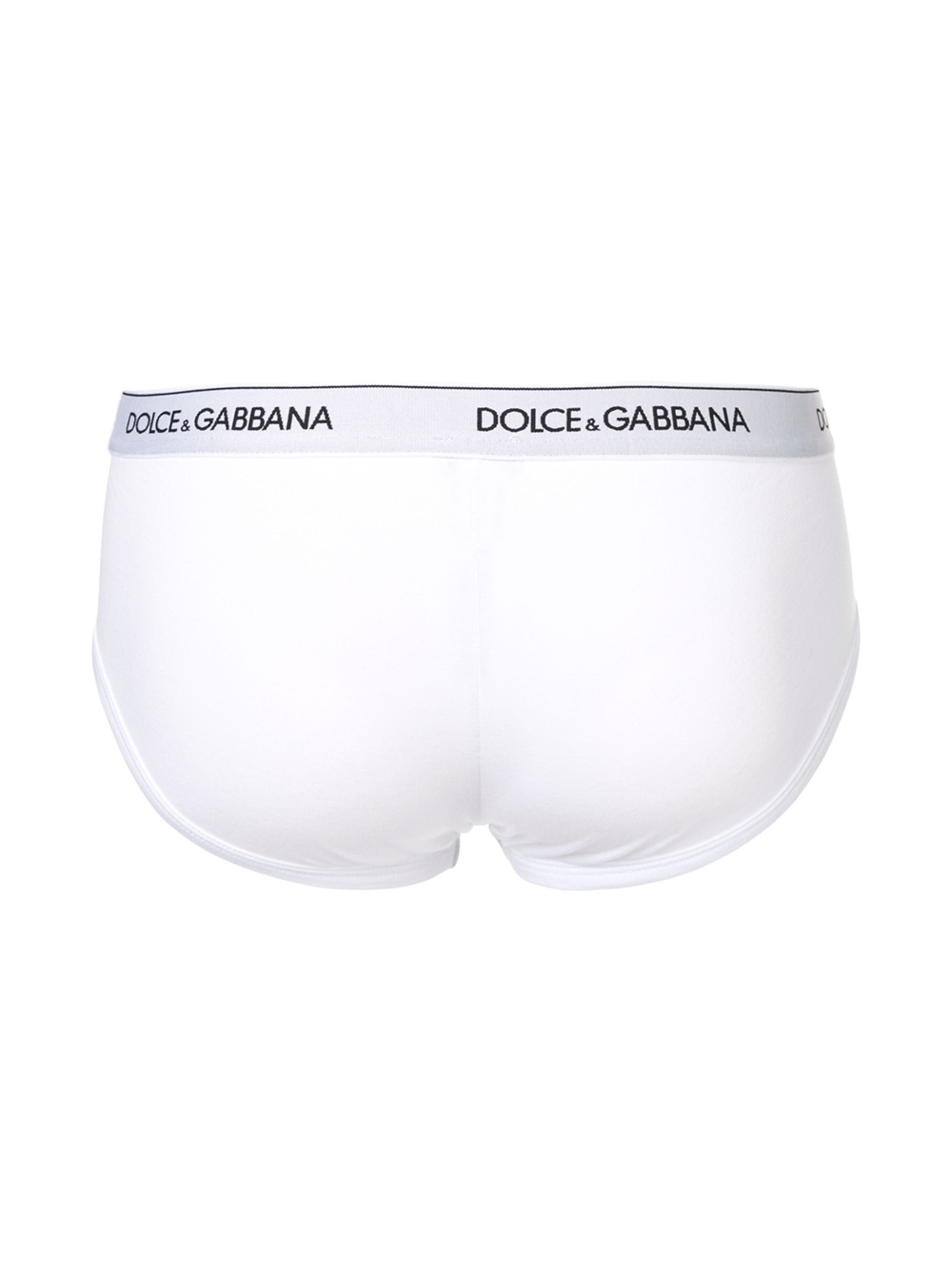 DOLCE & GABBANA Comfort Fit Cotton Briefs Bi-Pack for Men