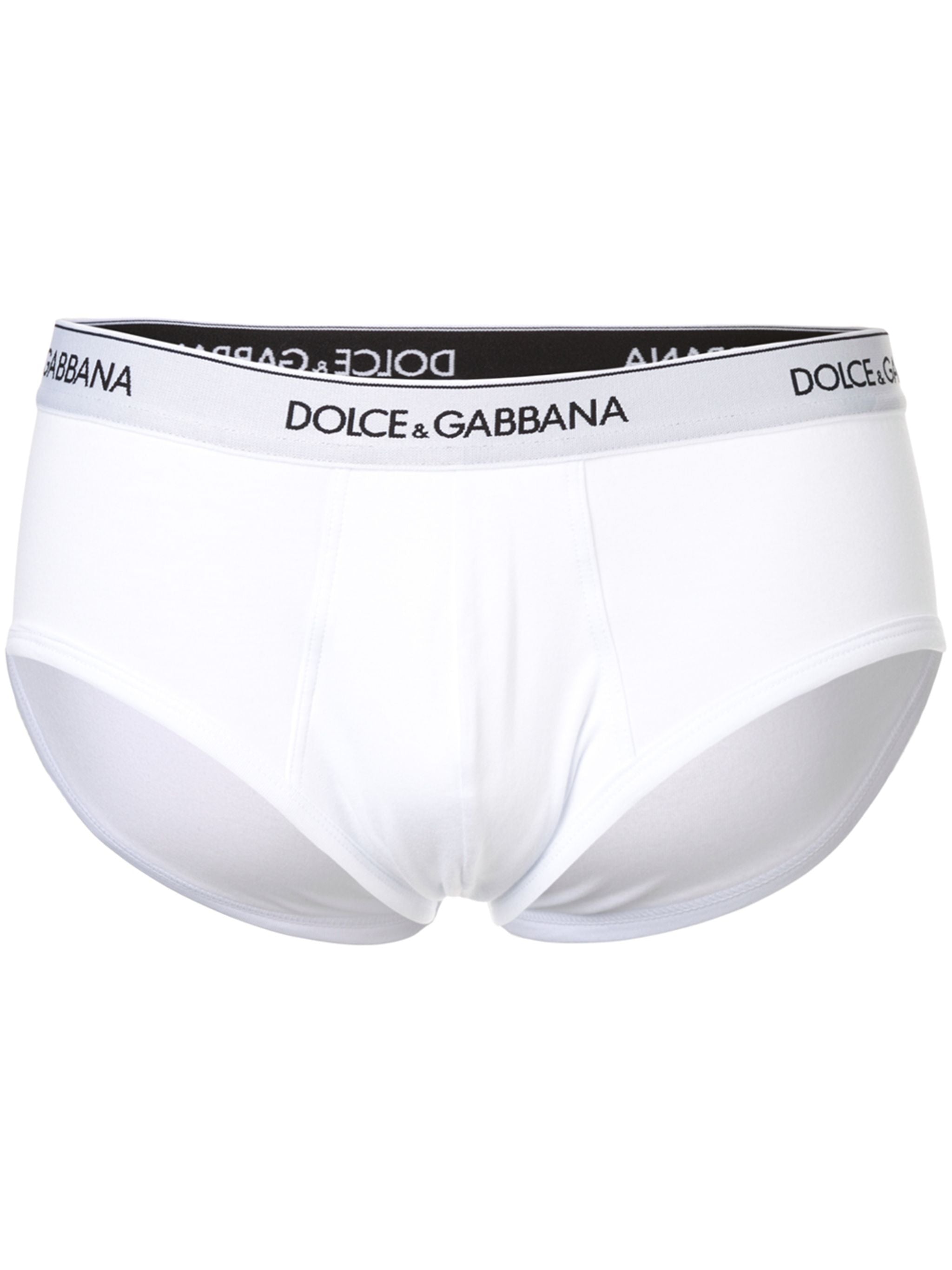 DOLCE & GABBANA Comfort Fit Cotton Briefs Bi-Pack for Men