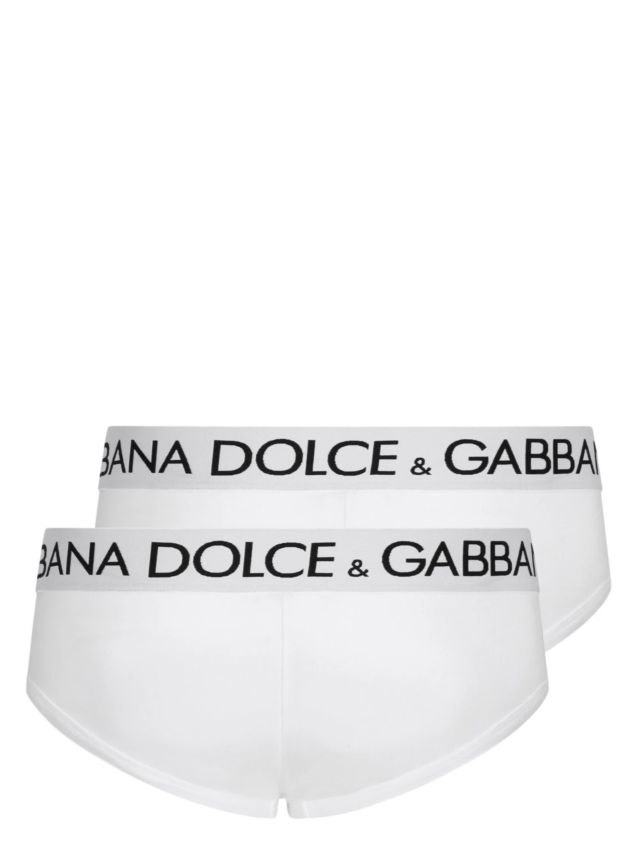 DOLCE & GABBANA Men's Bi-Pack Briefs