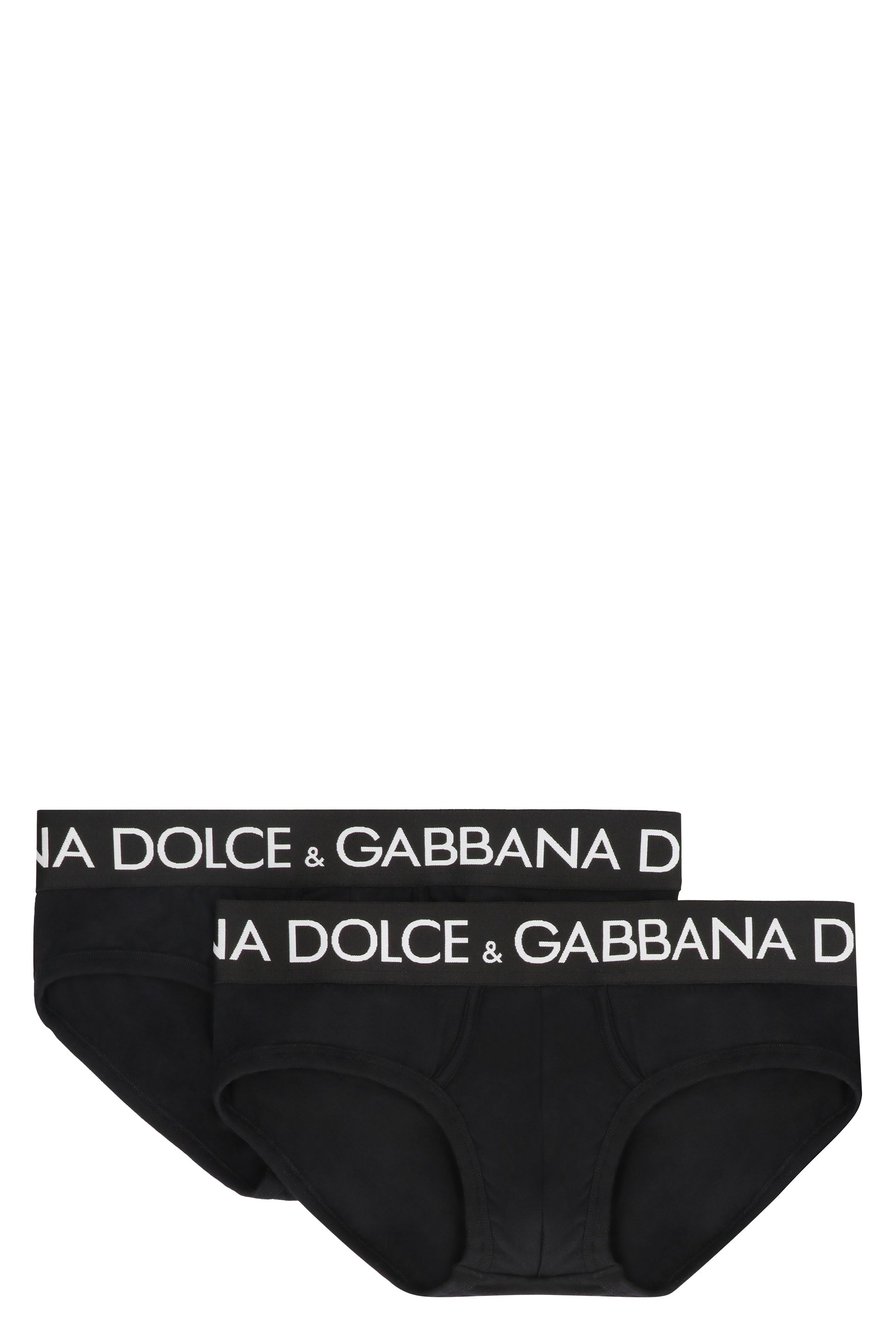 DOLCE & GABBANA Stretch Cotton Brief Set - Bi-Pack for Men