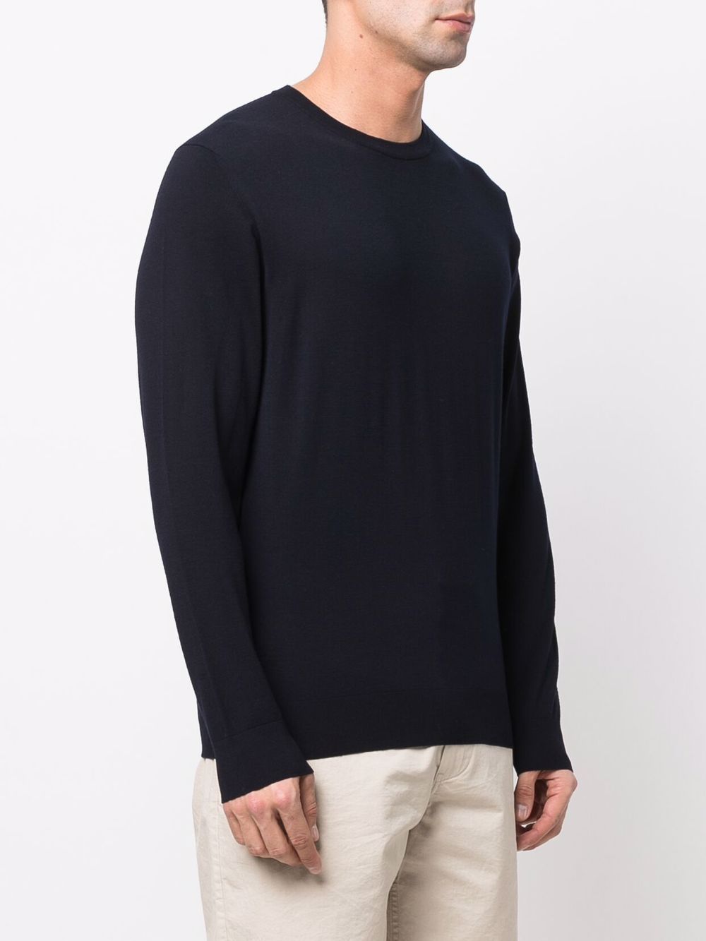 COLOMBO Classic Round Neck Sweater for Men - Regular Fit
