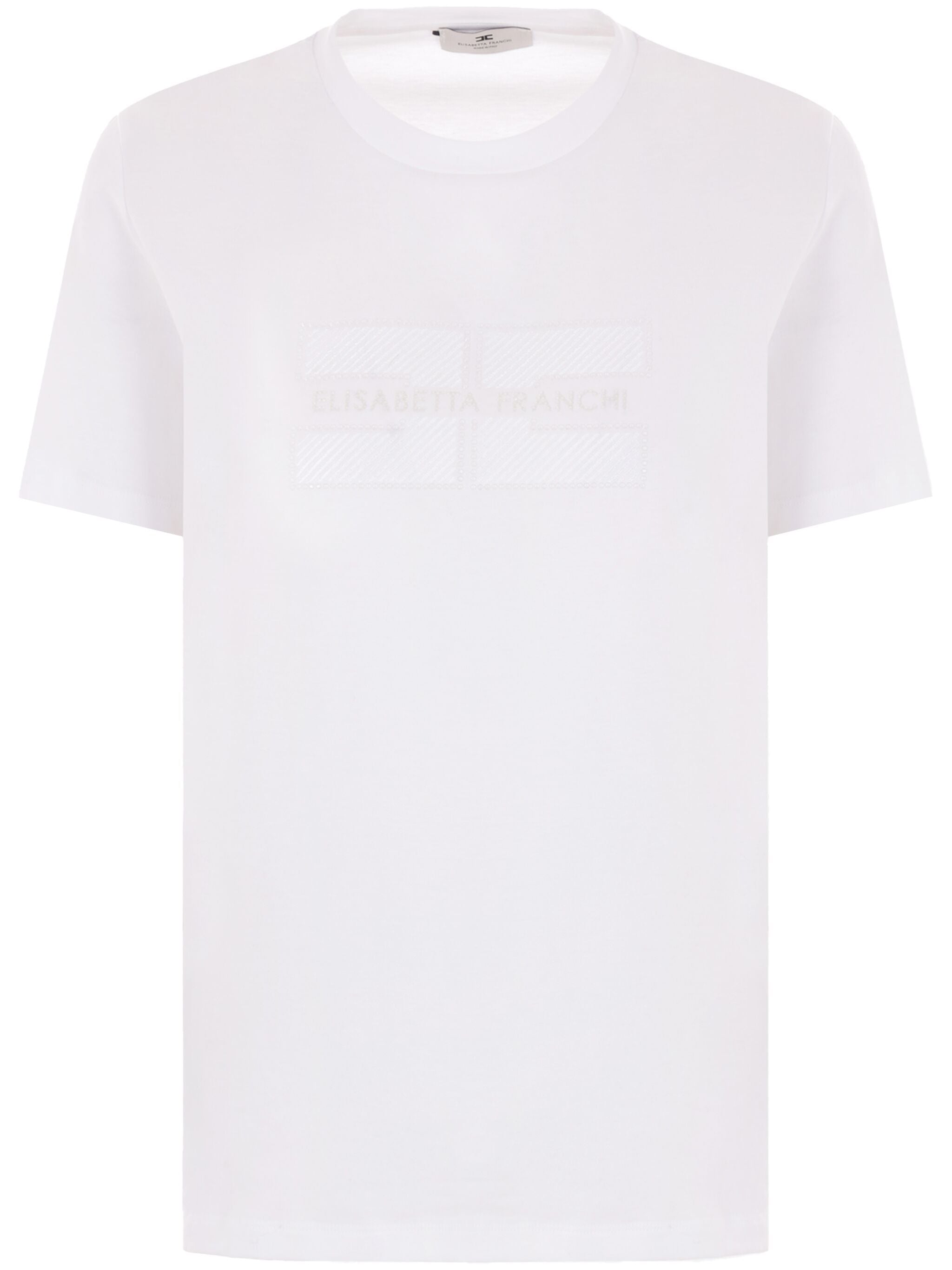ELISABETTA FRANCHI Embroidered Logo Women's T-Shirt