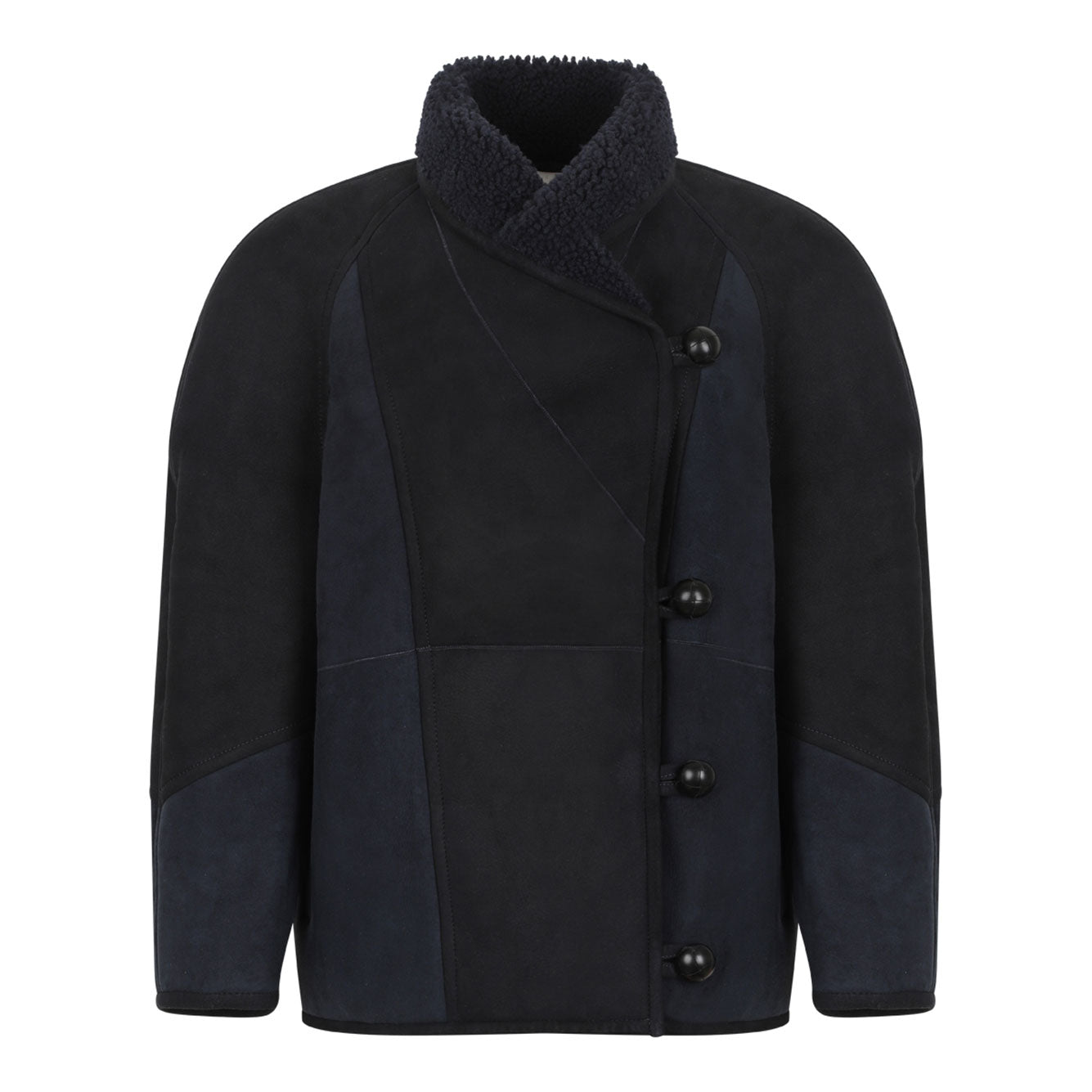 ISABEL MARANT ETOILE Midnight Lamb Fur Jacket for Women