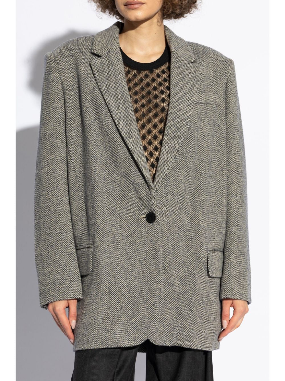 ISABEL MARANT ETOILE Embroidered Wool Blend Cikaito Blazer