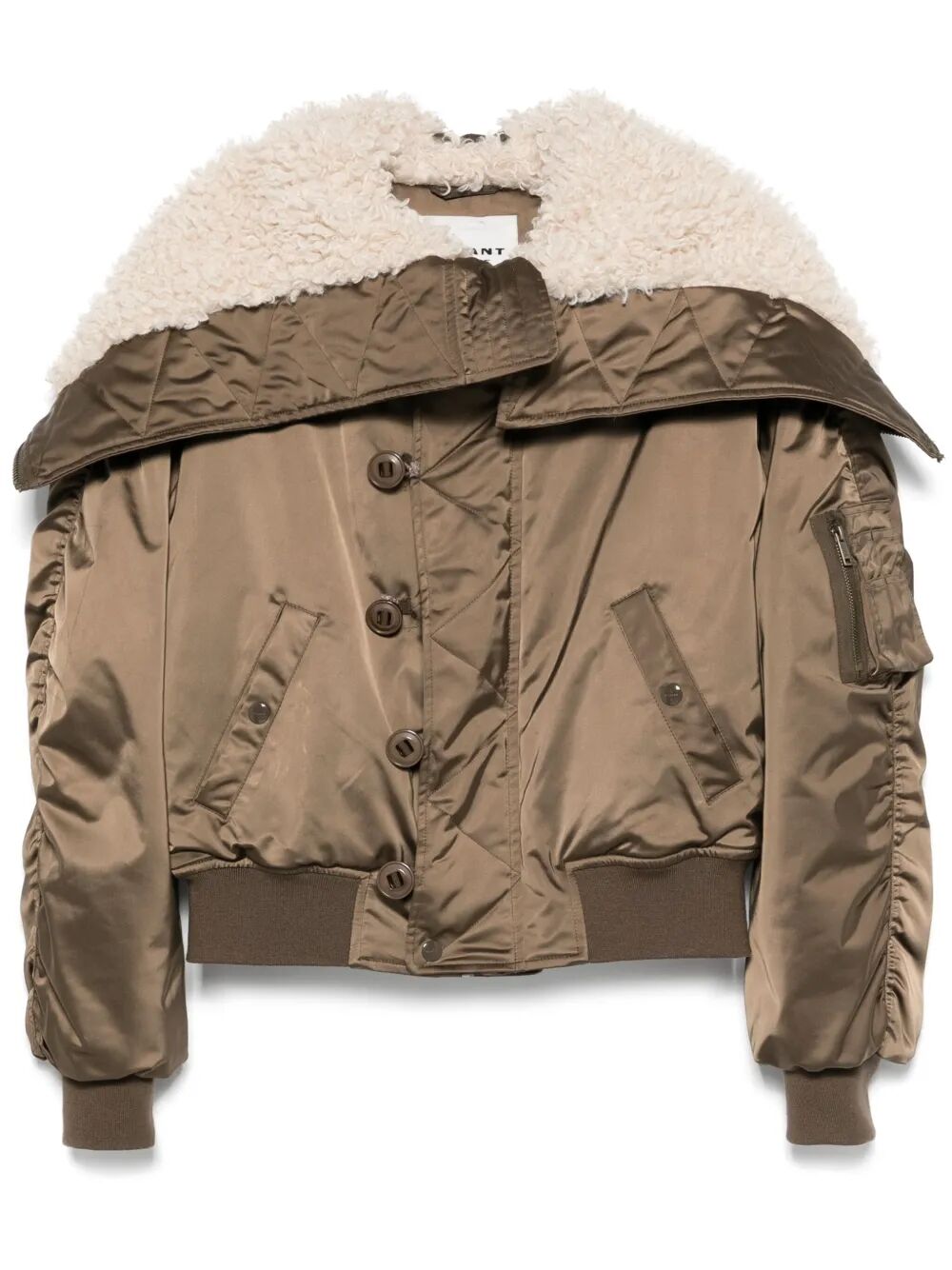 ISABEL MARANT ETOILE Mini Quilted Satin Jacket