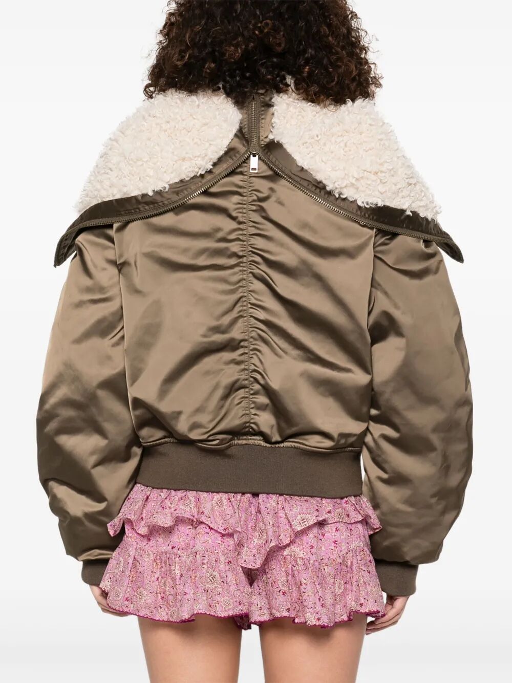 ISABEL MARANT ETOILE Mini Quilted Satin Jacket