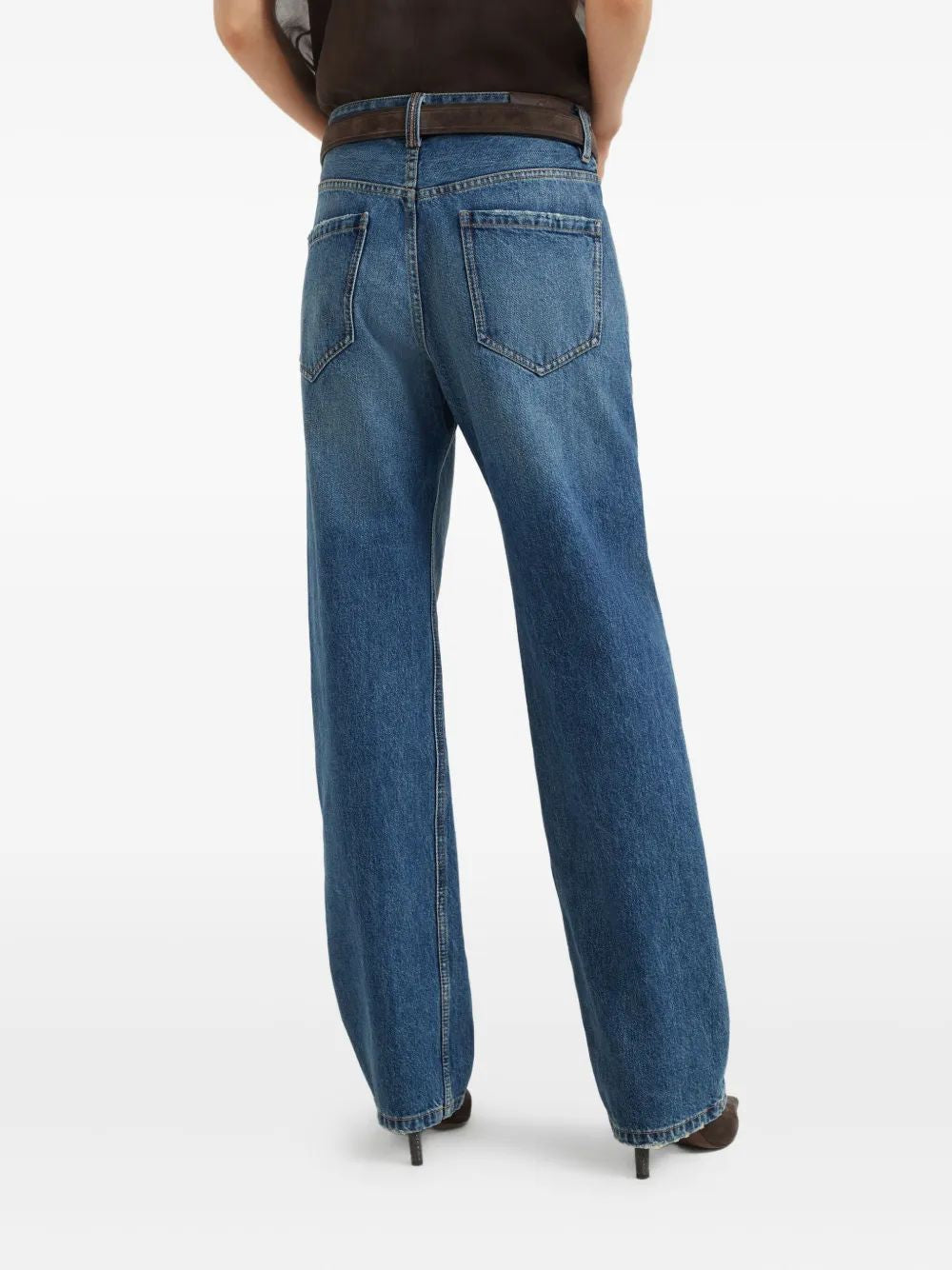 BRUNELLO CUCINELLI High-Waisted Cotton Jeans for Women