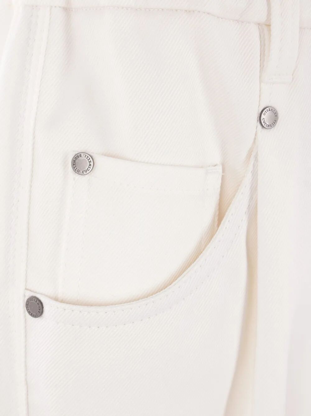 BRUNELLO CUCINELLI Baggy Pull-On Trousers in Stretch Cotton