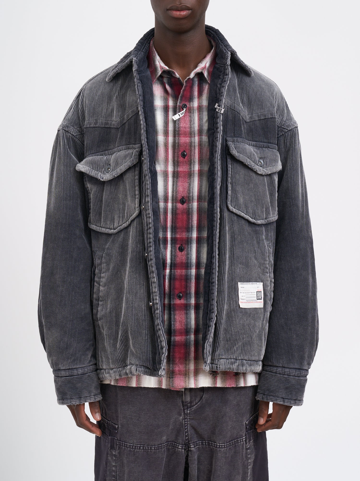 MAISON MIHARA YASUHIRO Padded Cordura Overshirt - Size 48