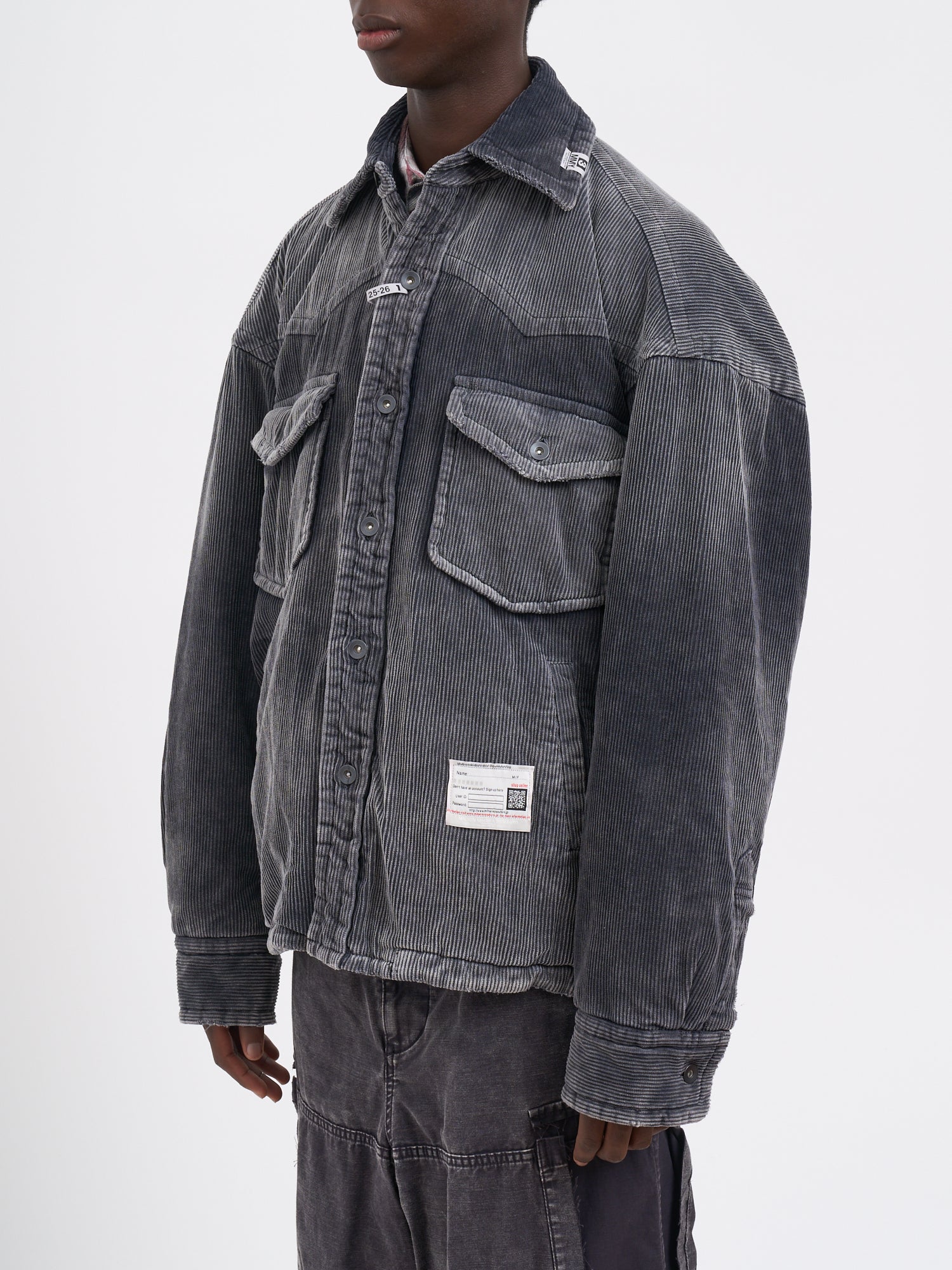 MAISON MIHARA YASUHIRO Padded Cordura Overshirt - Size 48