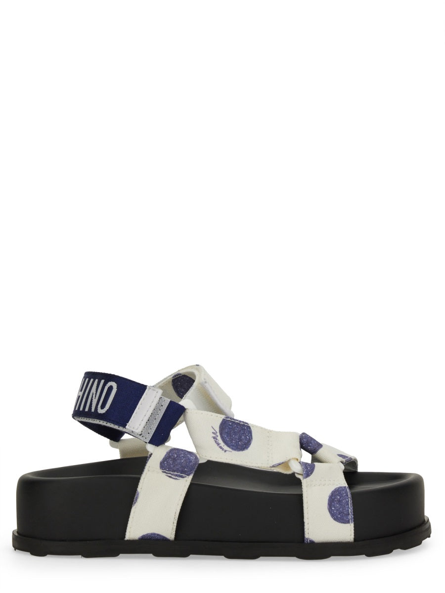 MOSCHINO Fashionable Sandals with Signature Logo