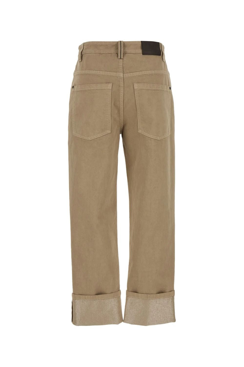 BRUNELLO CUCINELLI Cropped Straight Leg Trousers for Women