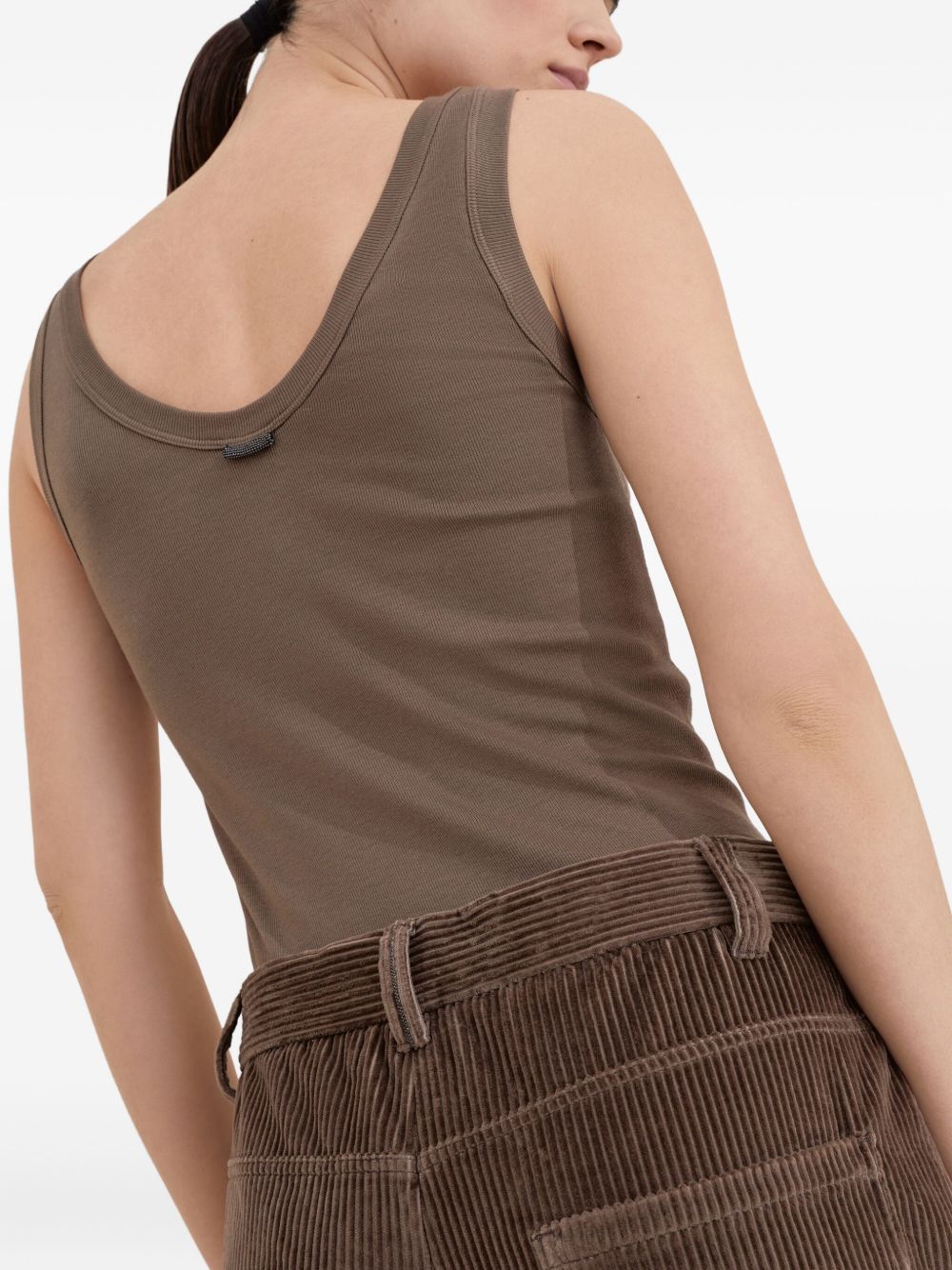 BRUNELLO CUCINELLI Wide-Leg Cotton Trousers for Women