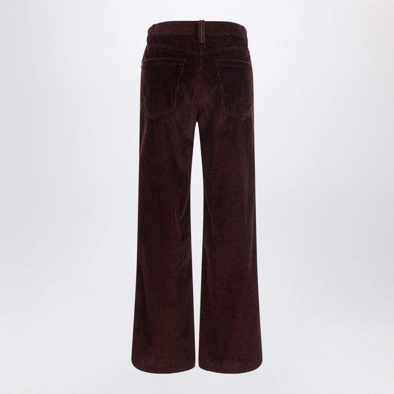 BRUNELLO CUCINELLI Wide-Leg Velvet Trousers