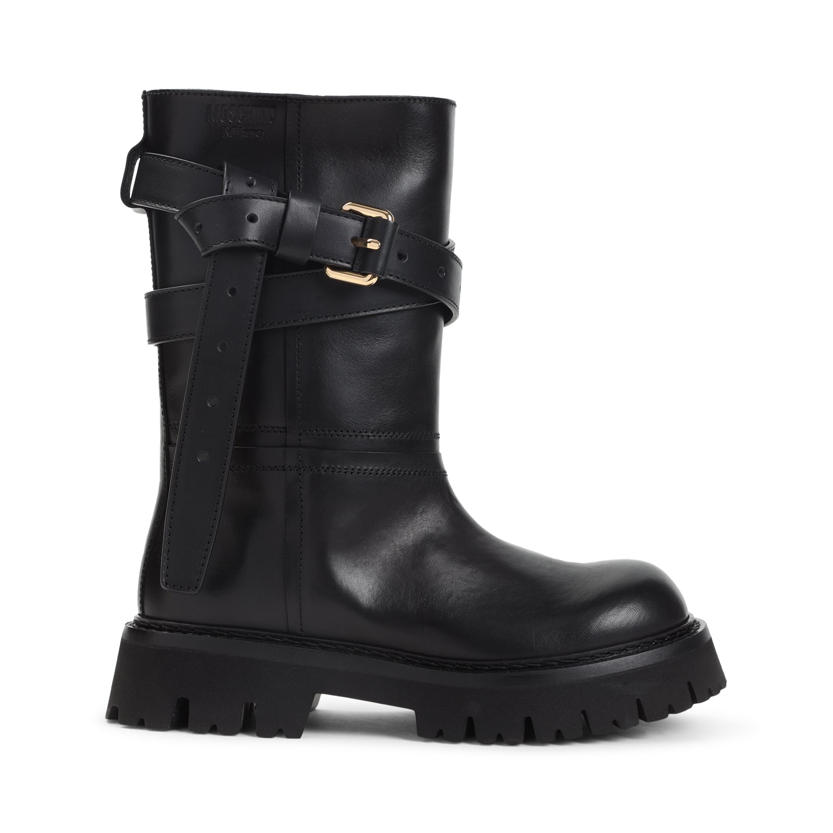 MOSCHINO COUTURE Chic Leather Boots for Women