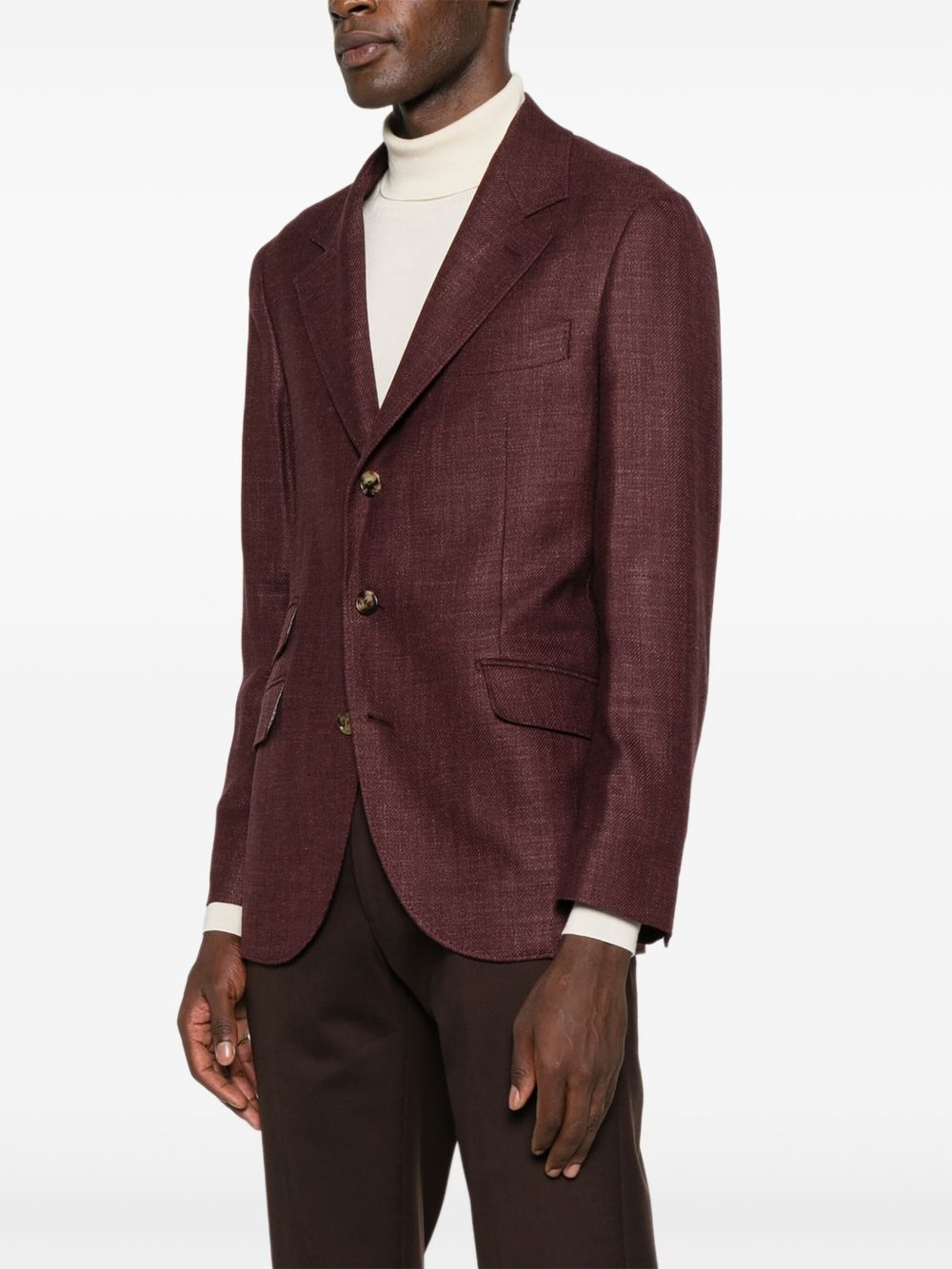 BRUNELLO CUCINELLI Men's Suit-Type Jacket - Sophisticated Flap Pockets