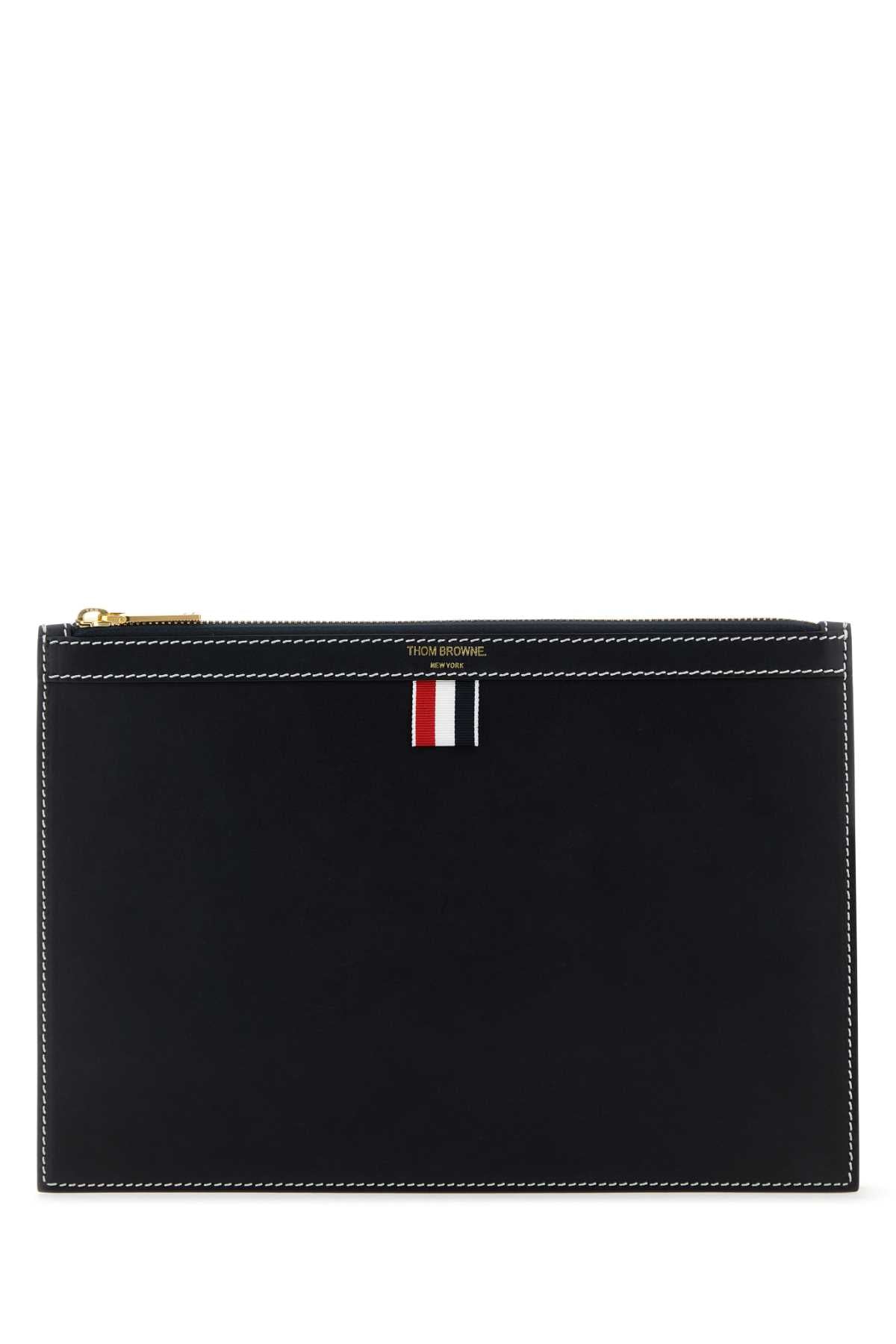 THOM BROWNE Leather Mini Document Case