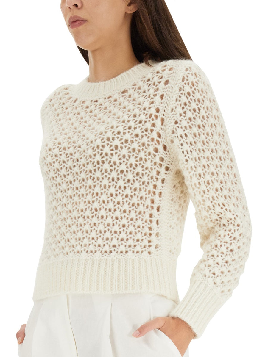 FABIANA FILIPPI Perforated Knit Sweater for Women