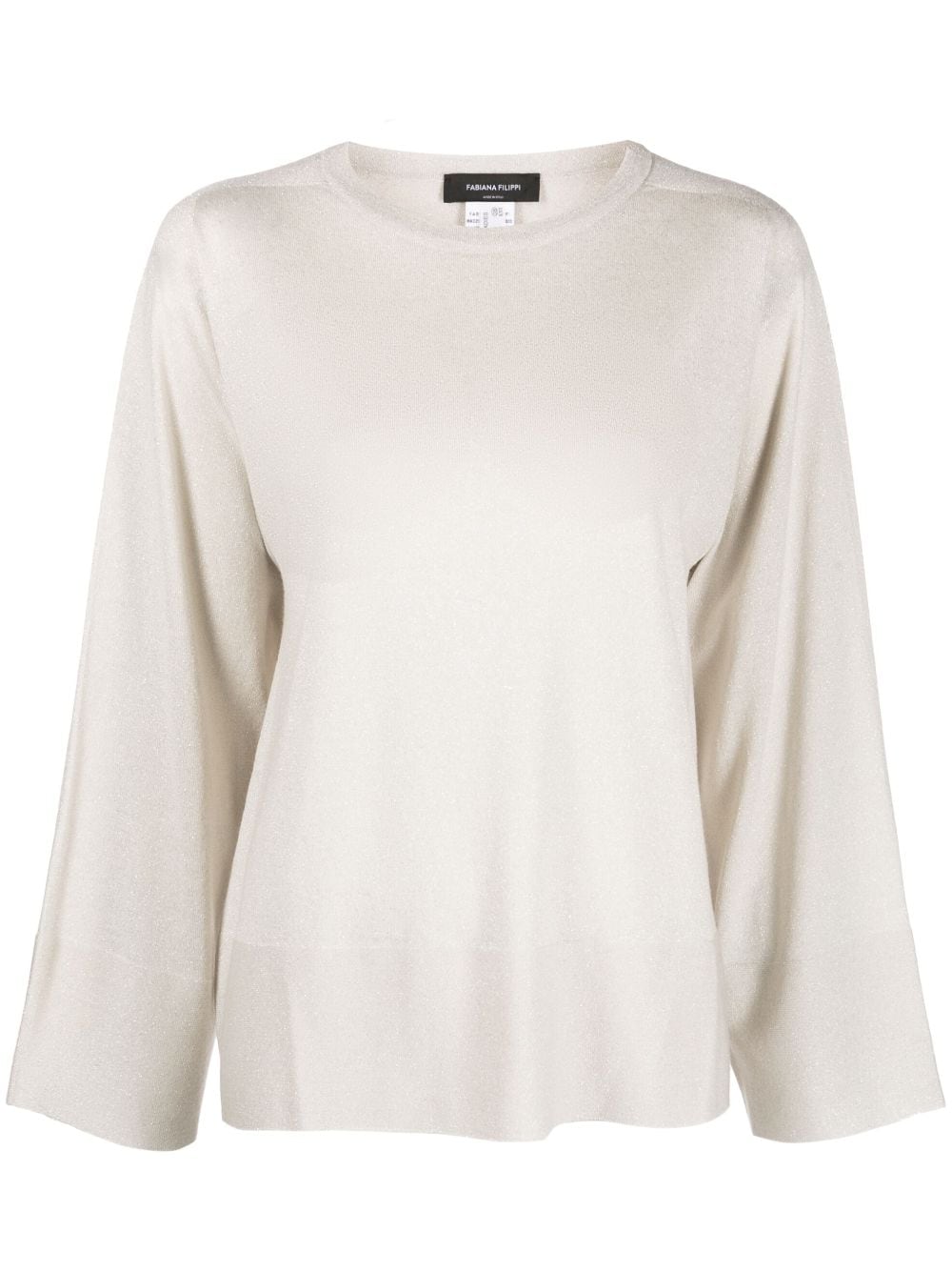 FABIANA FILIPPI Lurex Crew Neck Sweater for Women - Fall/Winter 2023