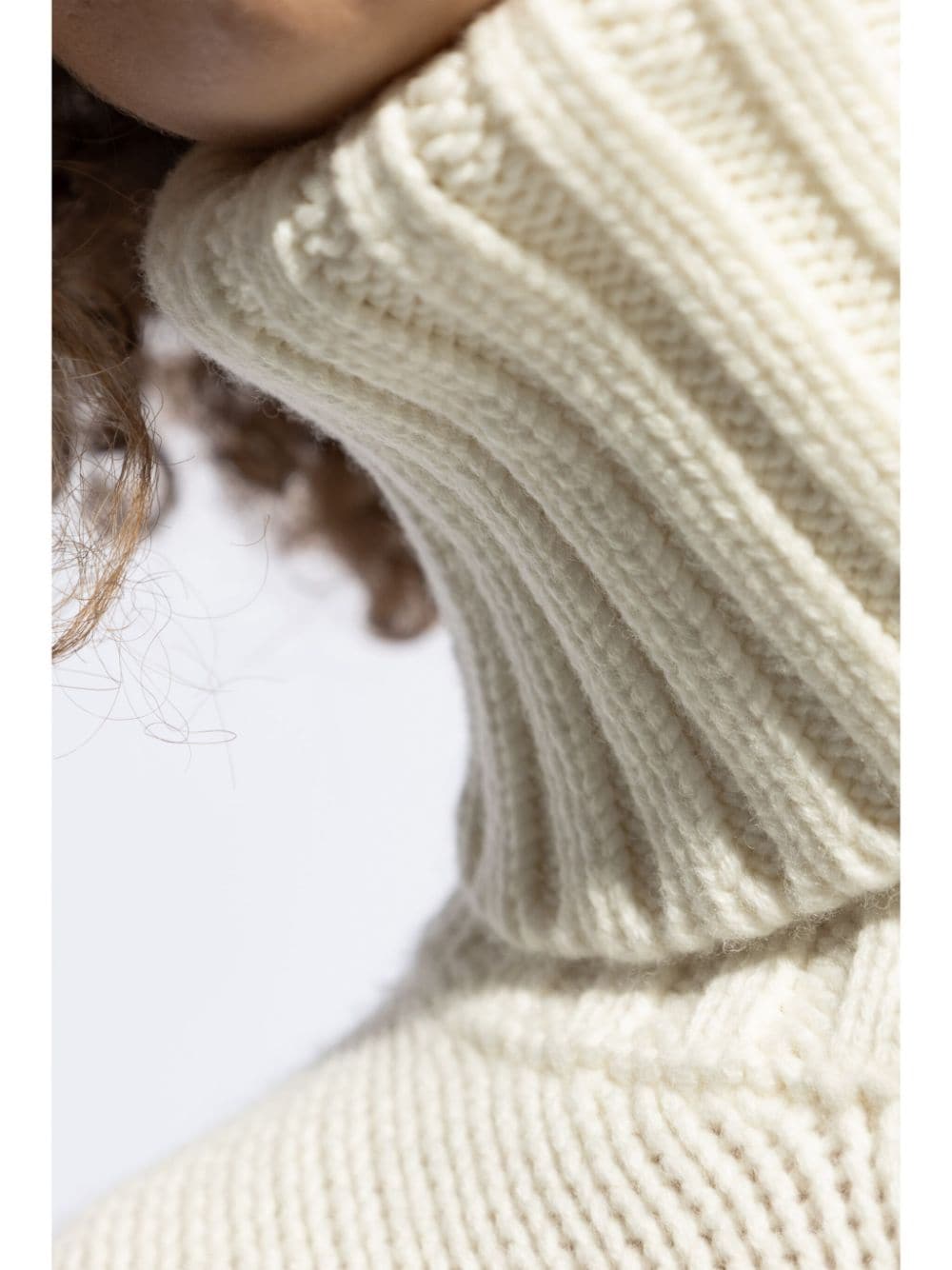 FABIANA FILIPPI Women’s Wool and Silk Blend Turtleneck Sweater