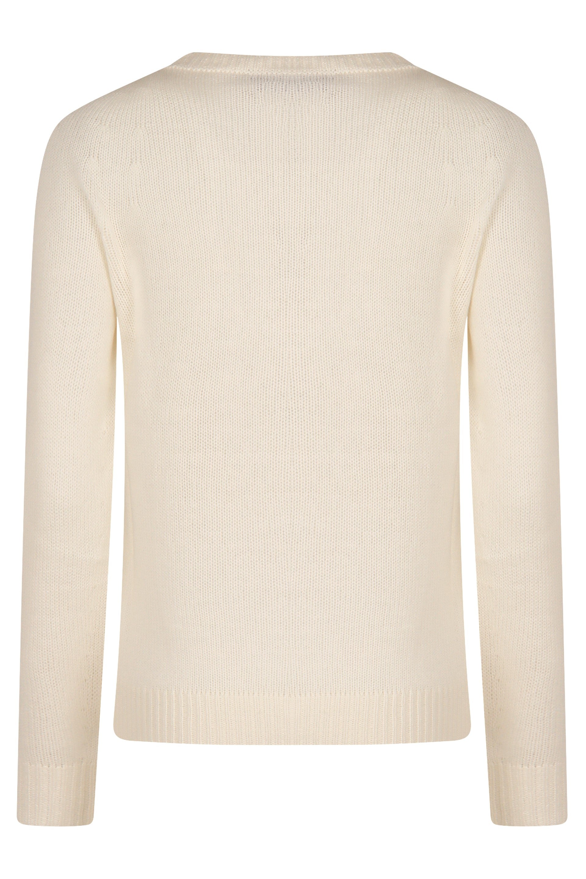 FABIANA FILIPPI Cashmere Sweater with Ribbed Knit Edges