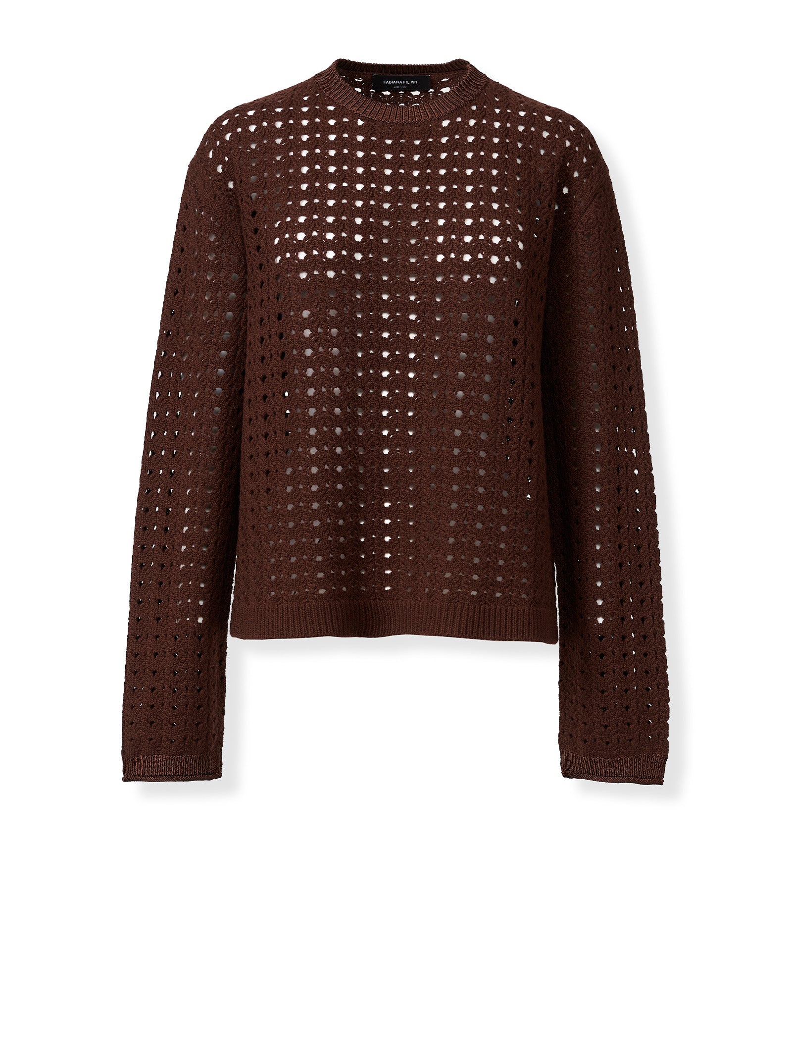 FABIANA FILIPPI Wool-Blend Crew-Neck Sweater - Women's