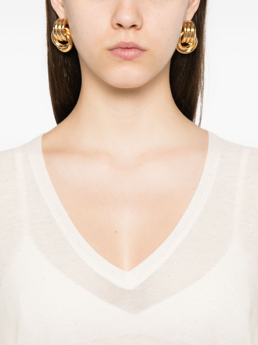 FABIANA FILIPPI Wool Blend Top for Women - Fall/Winter 2025