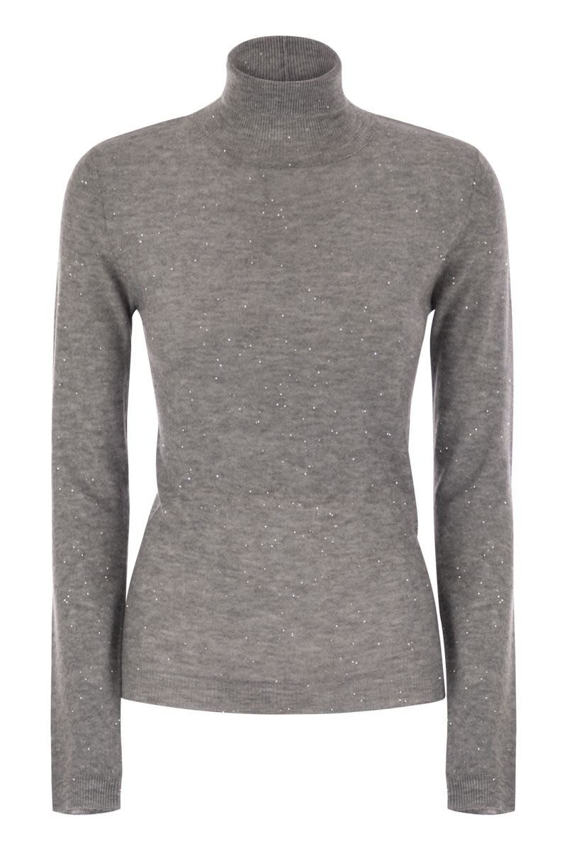 FABIANA FILIPPI Wool Turtle-Neck Sweater for Women - FW25