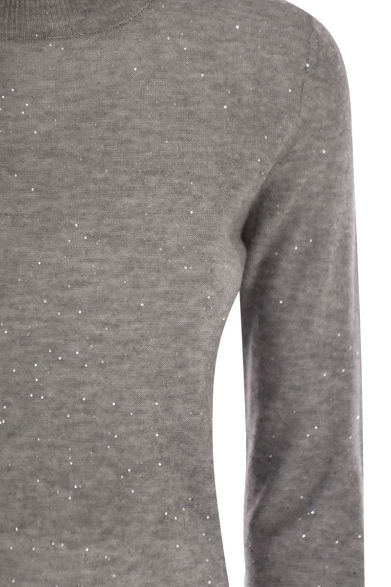 FABIANA FILIPPI Wool Turtle-Neck Sweater for Women - FW25