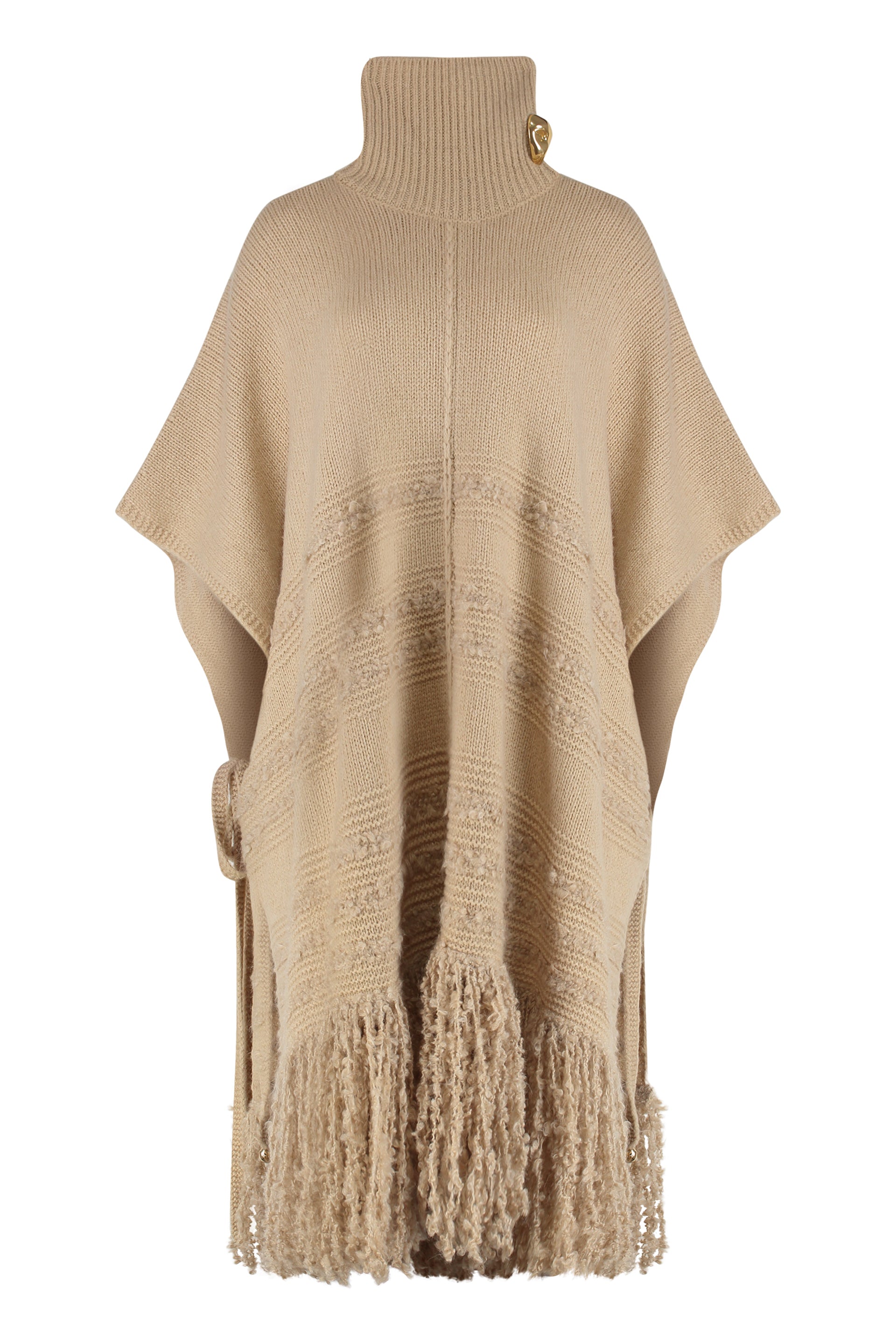 FABIANA FILIPPI Spacious Camel Cape Jacket