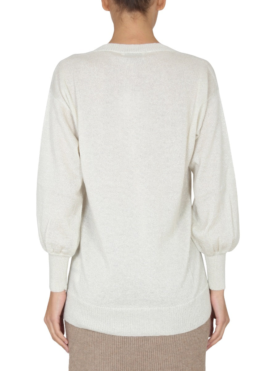 FABIANA FILIPPI V-Neck Mini T-Shirt