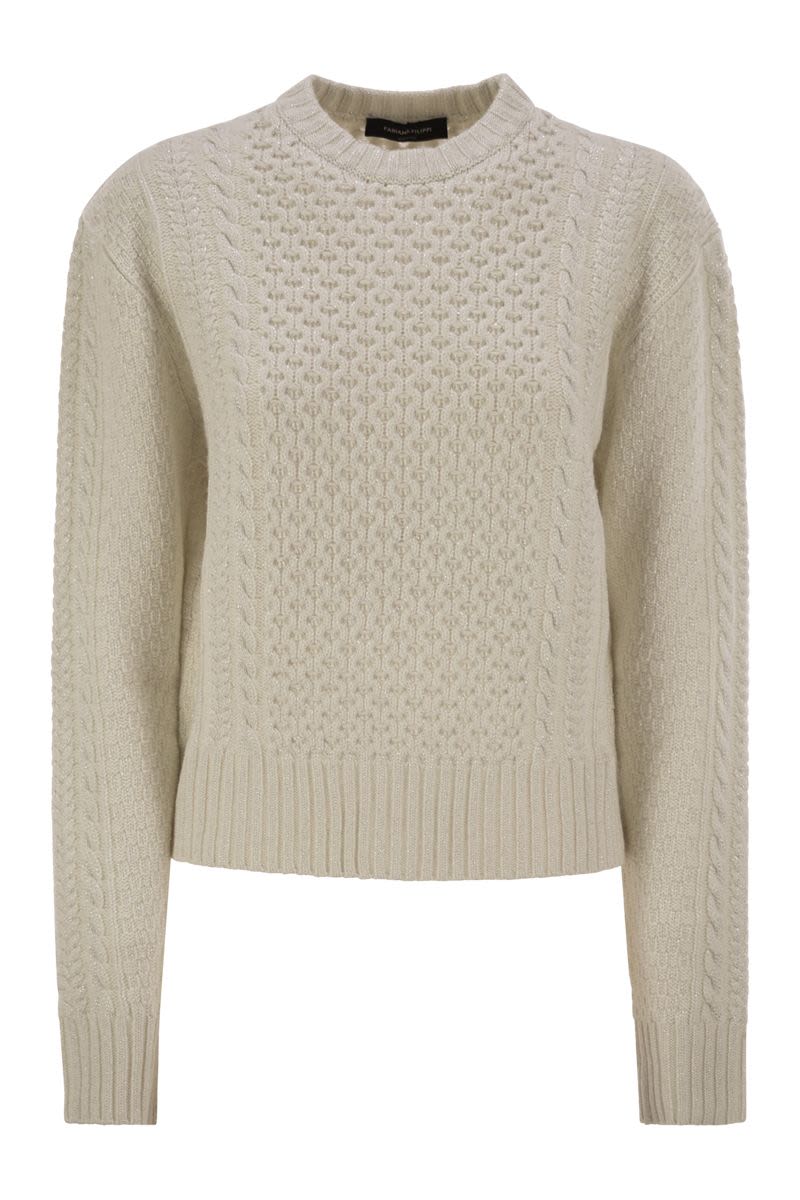 FABIANA FILIPPI Mini Fisherman T-Shirt with Lurex