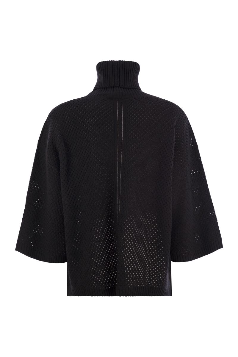 FABIANA FILIPPI Wool Blend Turtleneck Sweater