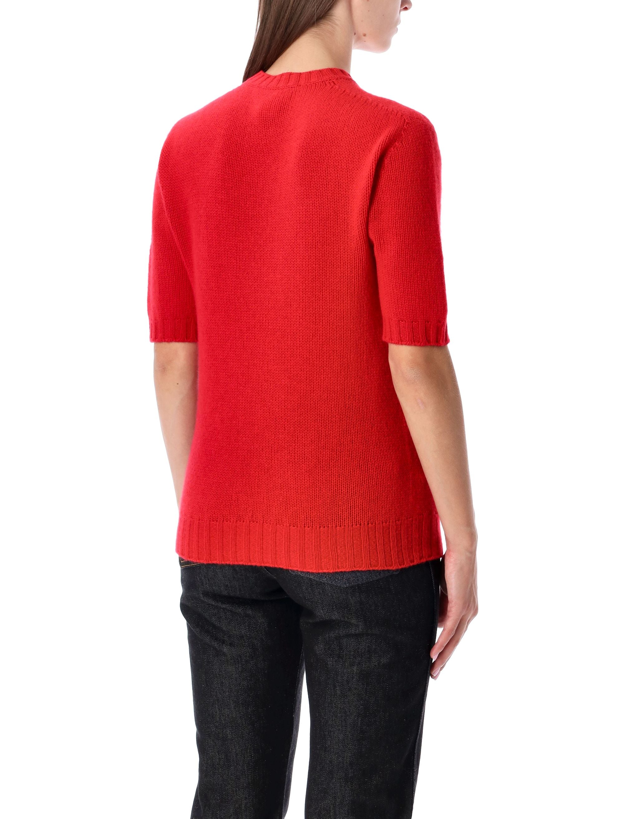 FABIANA FILIPPI Short Sleeve Cashmere Sweater