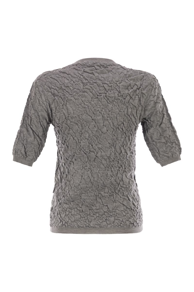 FABIANA FILIPPI Slim-Fit Jumper with Embossed Detailing