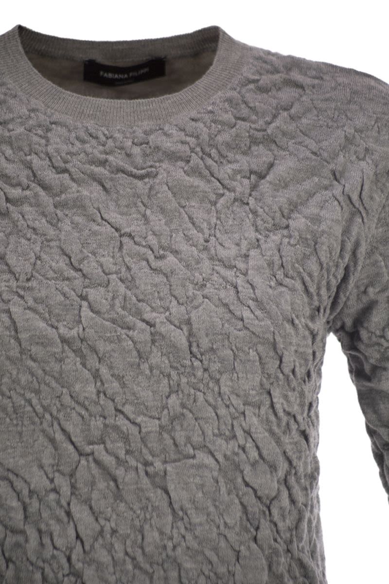 FABIANA FILIPPI Slim-Fit Jumper with Embossed Detailing