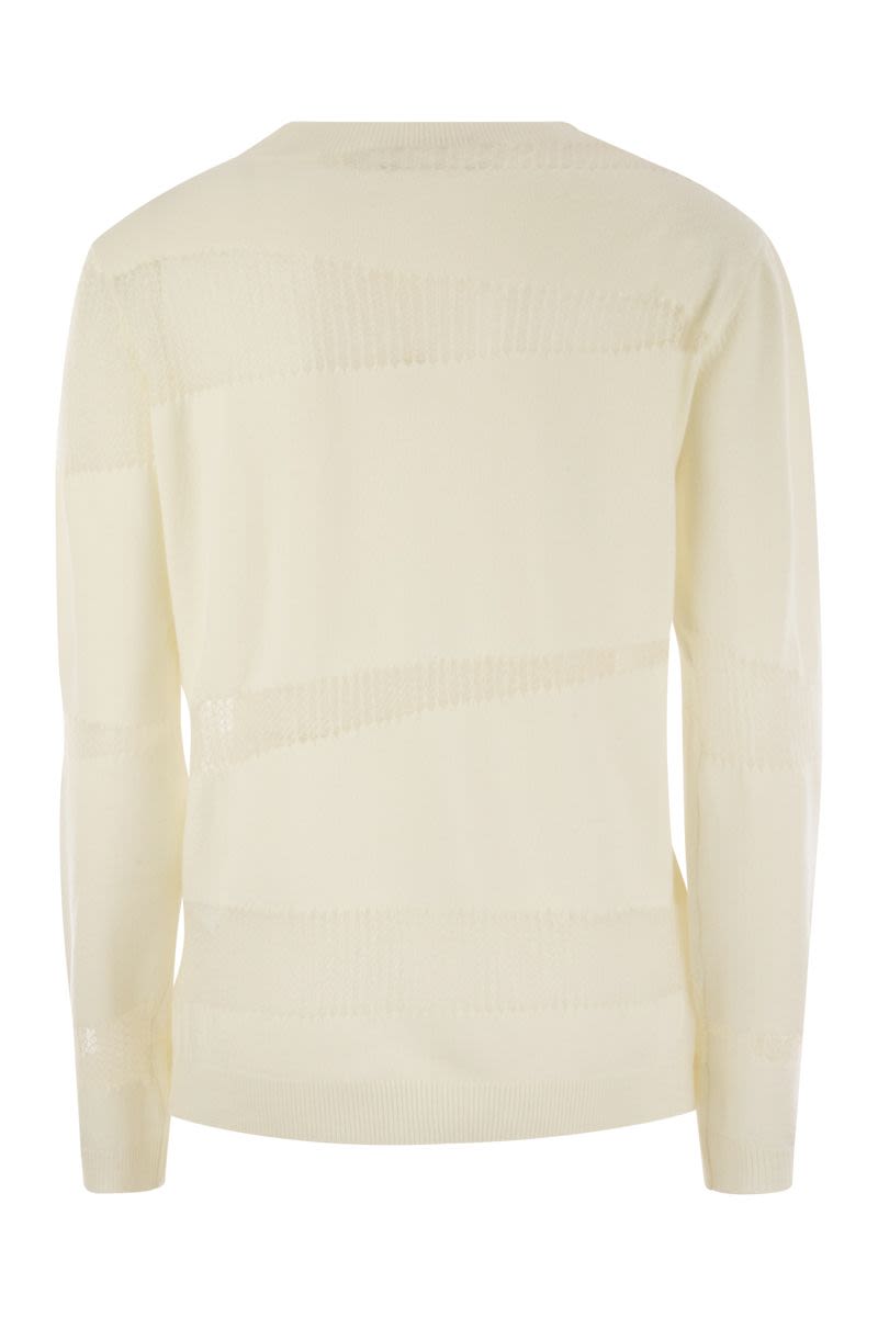 FABIANA FILIPPI Platinum Boat Neck Sweater - Regular Fit