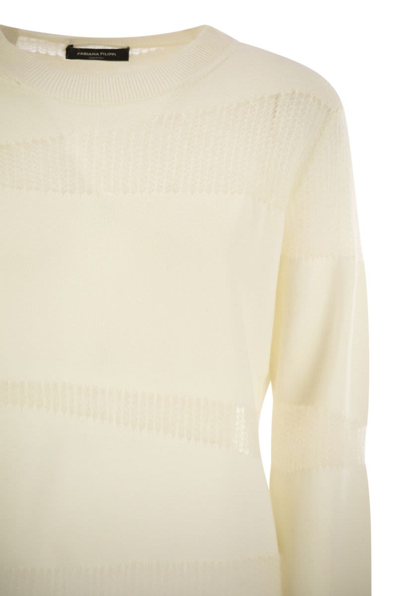 FABIANA FILIPPI Platinum Boat Neck Sweater - Regular Fit