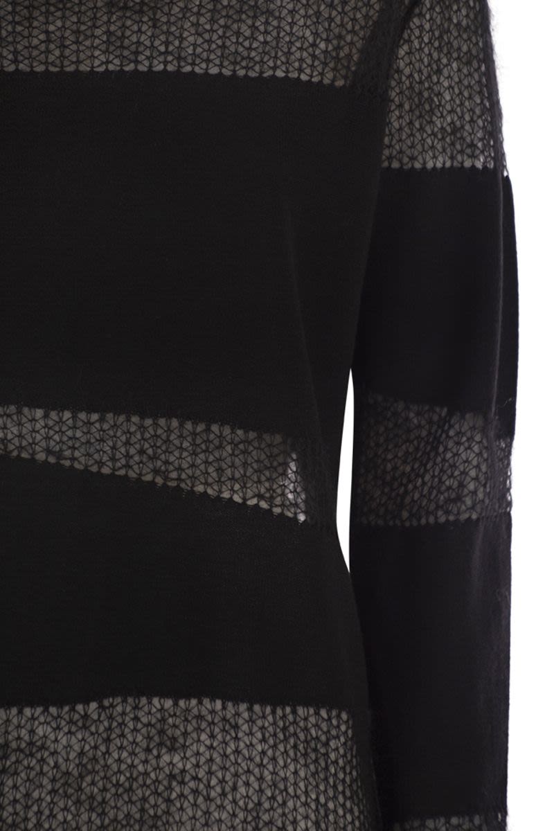 FABIANA FILIPPI Platinum Boat Neck Sweater