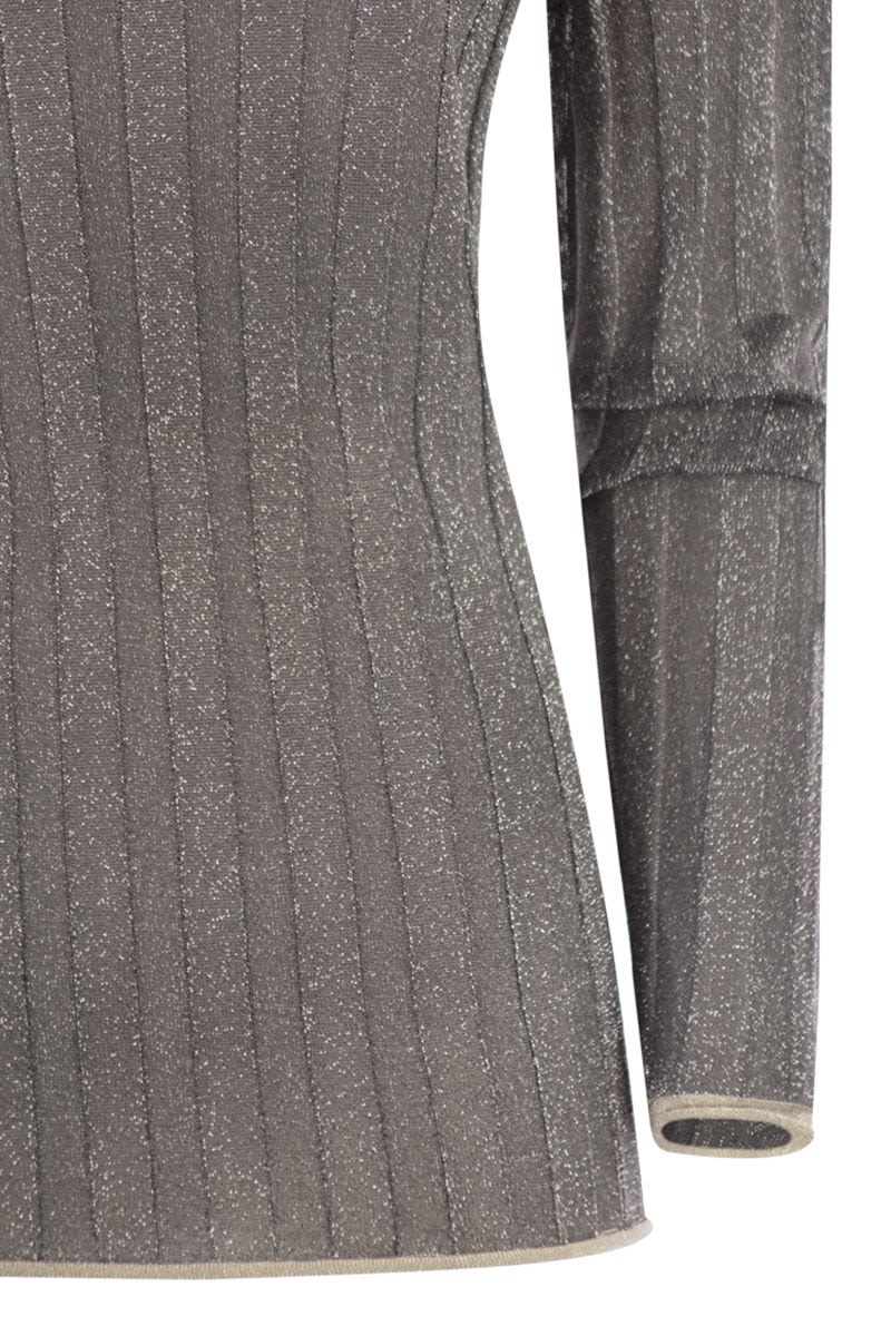 FABIANA FILIPPI Ribbed Turtleneck with Lurex