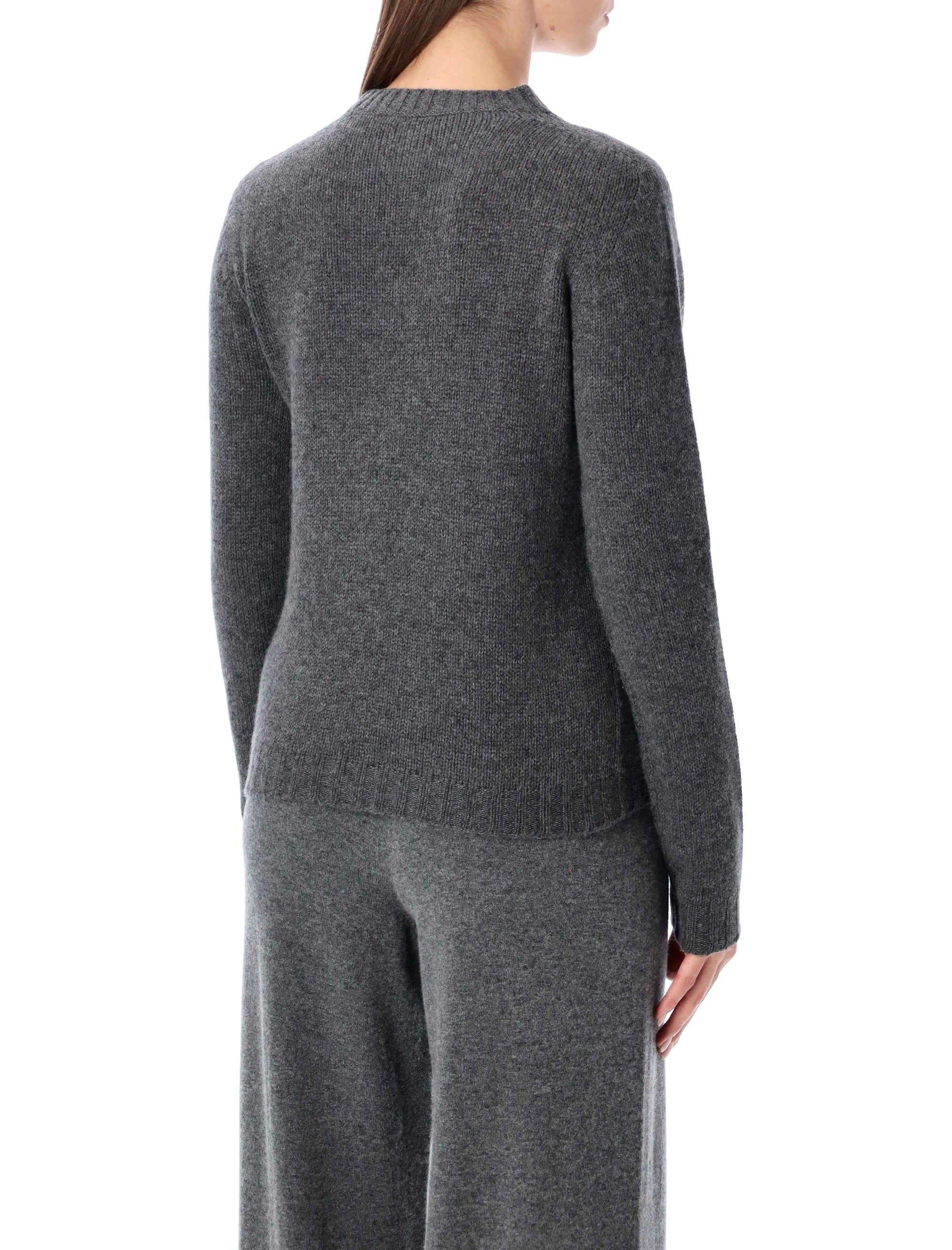 FABIANA FILIPPI Cashmere Sweater with Boat Neck and Sequin Detail - Size 40