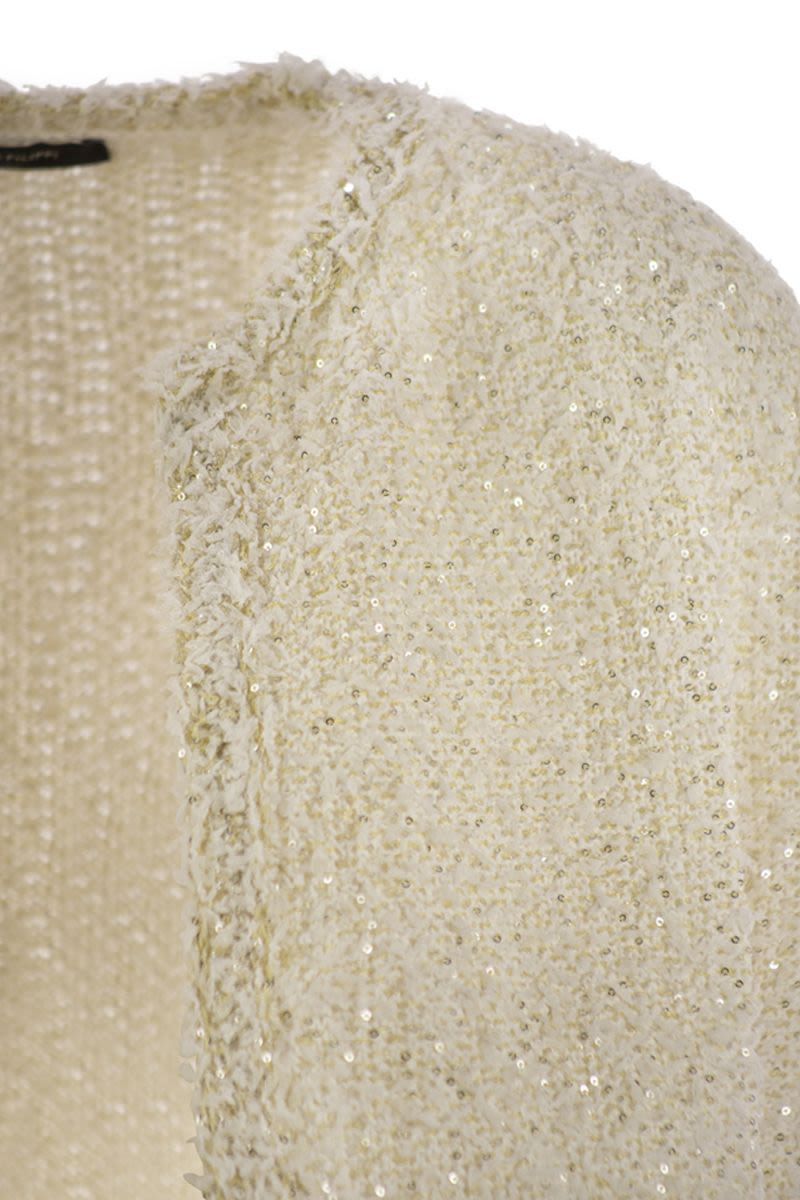 FABIANA FILIPPI Tweed-Effect Yarn Mini Cardigan