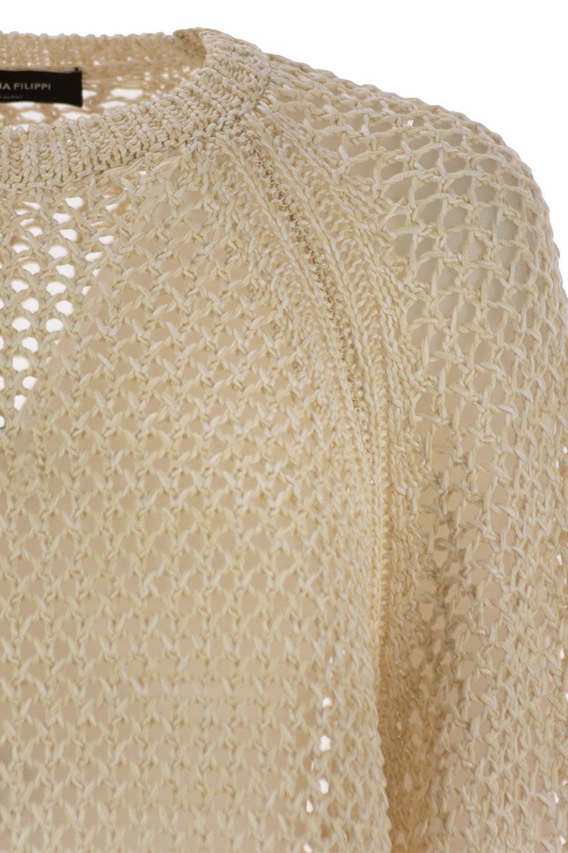 FABIANA FILIPPI Oversized ¾-Sleeved Cape Sweater