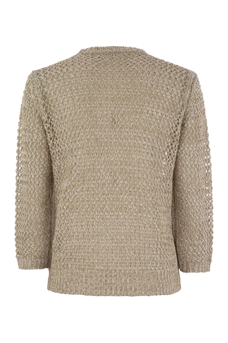 FABIANA FILIPPI 3/4-Sleeve Cotton T-Shirt