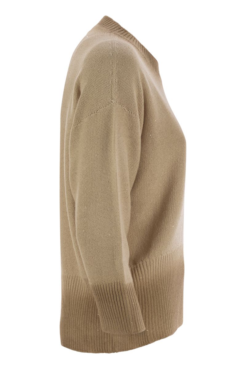 FABIANA FILIPPI Crew-Neck Sequined Sweater